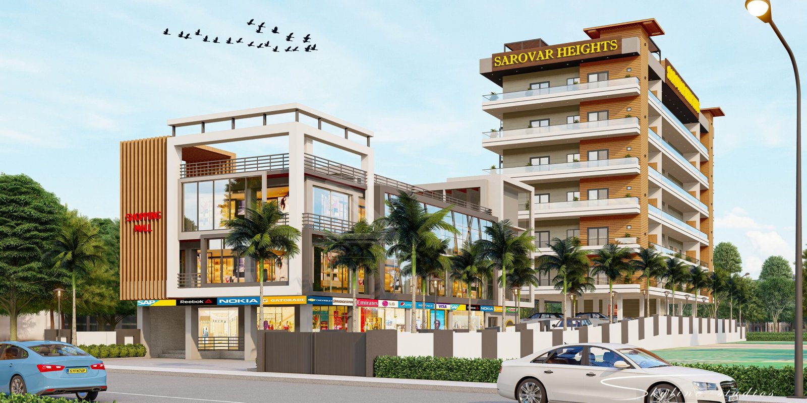 Sarovar Heights , 3bhk Apartments